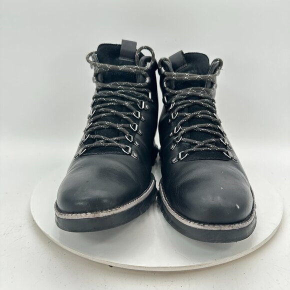 Cole Haan Zerogrand Hiker WRII Men Size 12M C26254 Black Leather Ankle Boot - Picture 2 of 11